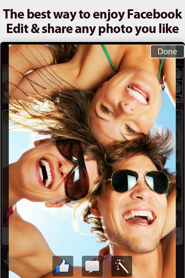 Coverfeed for Facebook: explore your friends through photos iPhone